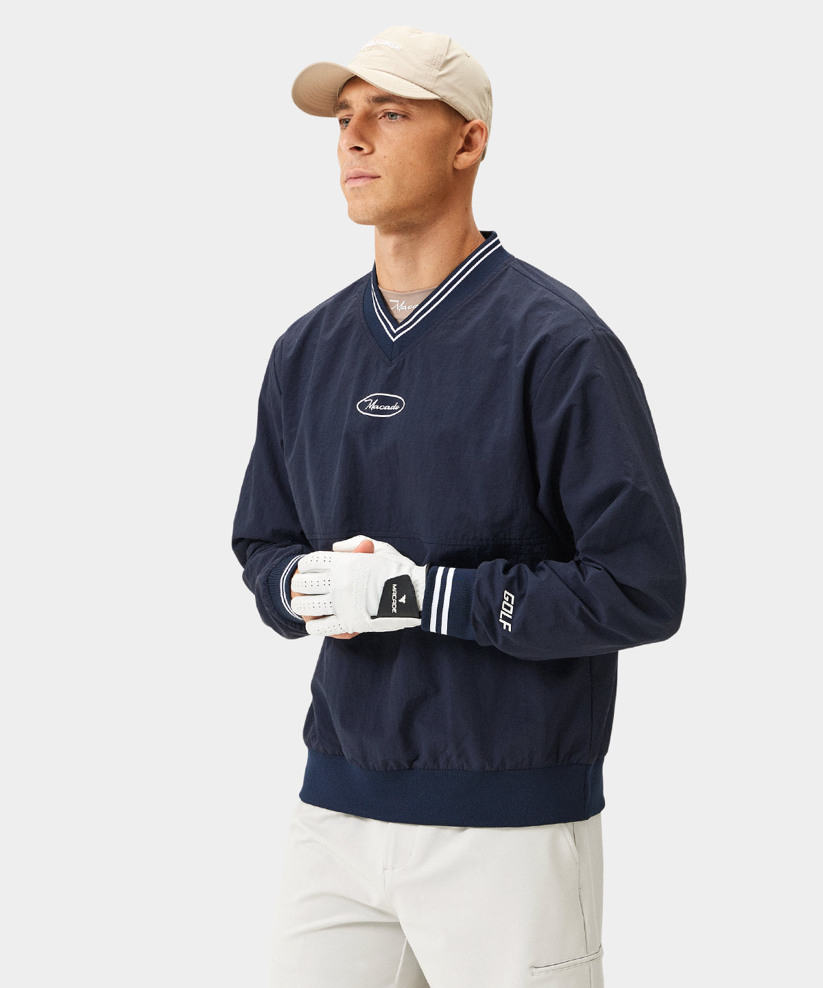 Brooks Dark Navy Windshirt Macade Golf