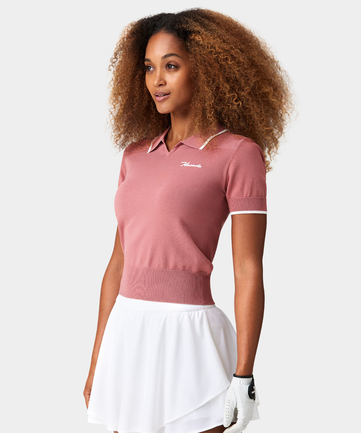 Blush Range Knit Polo