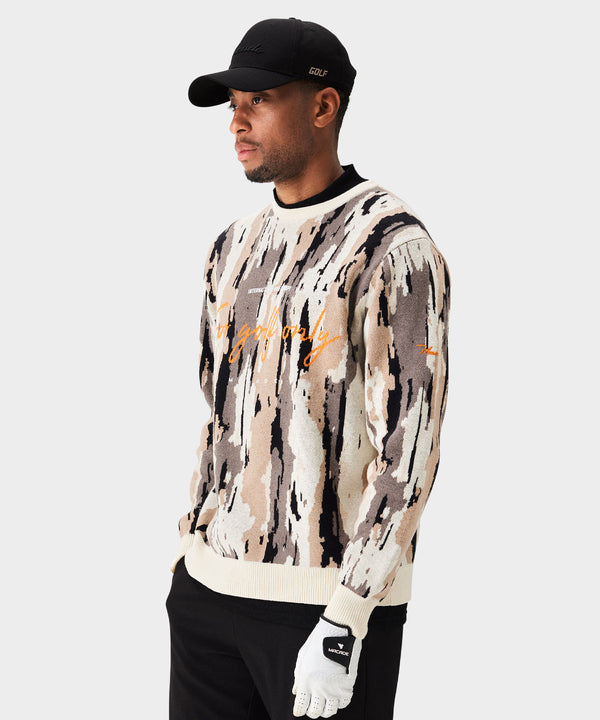 Script Knit Crewneck - Duce