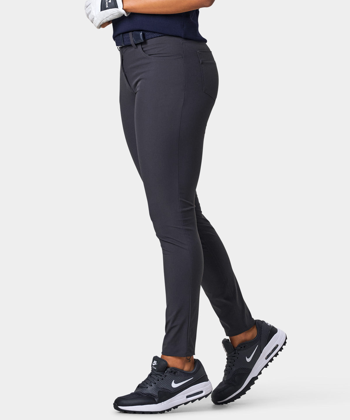 Cara Dark Grey Lightweight Trouser Macade Golf