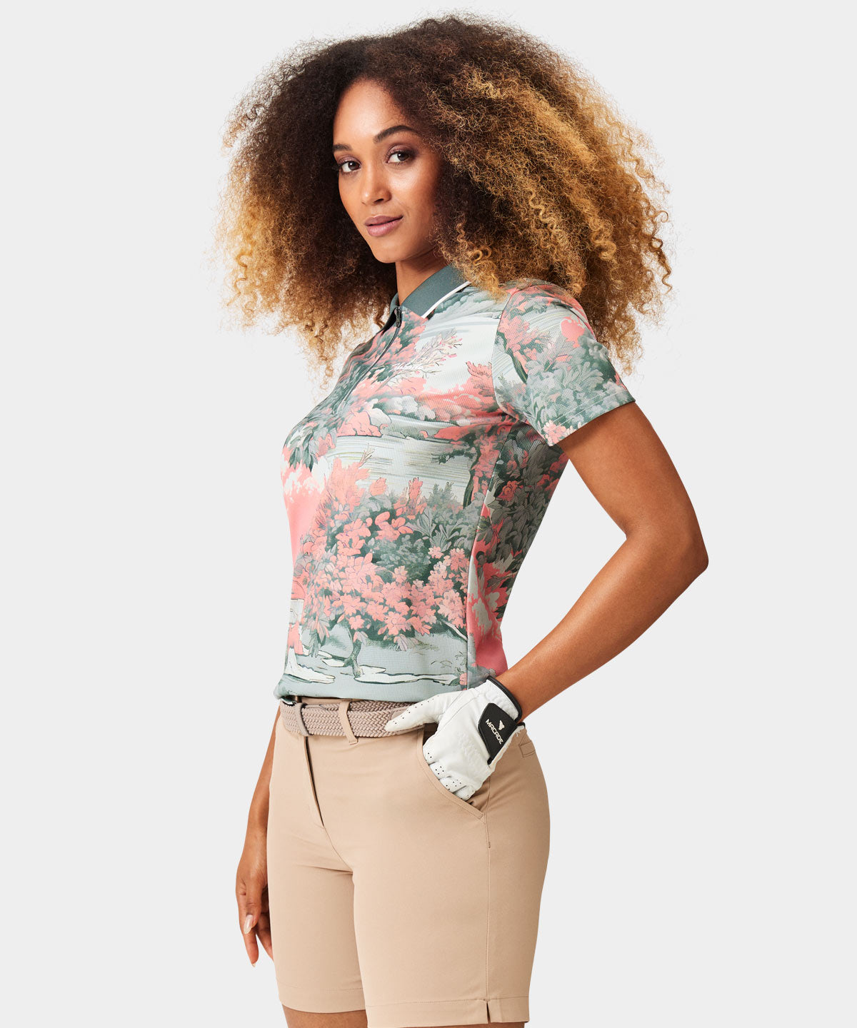 Cora Reverie Zip Polo Shirt