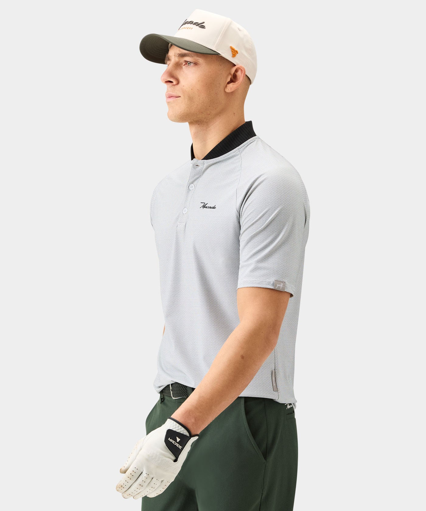 Crew White TR Bomber Shirt