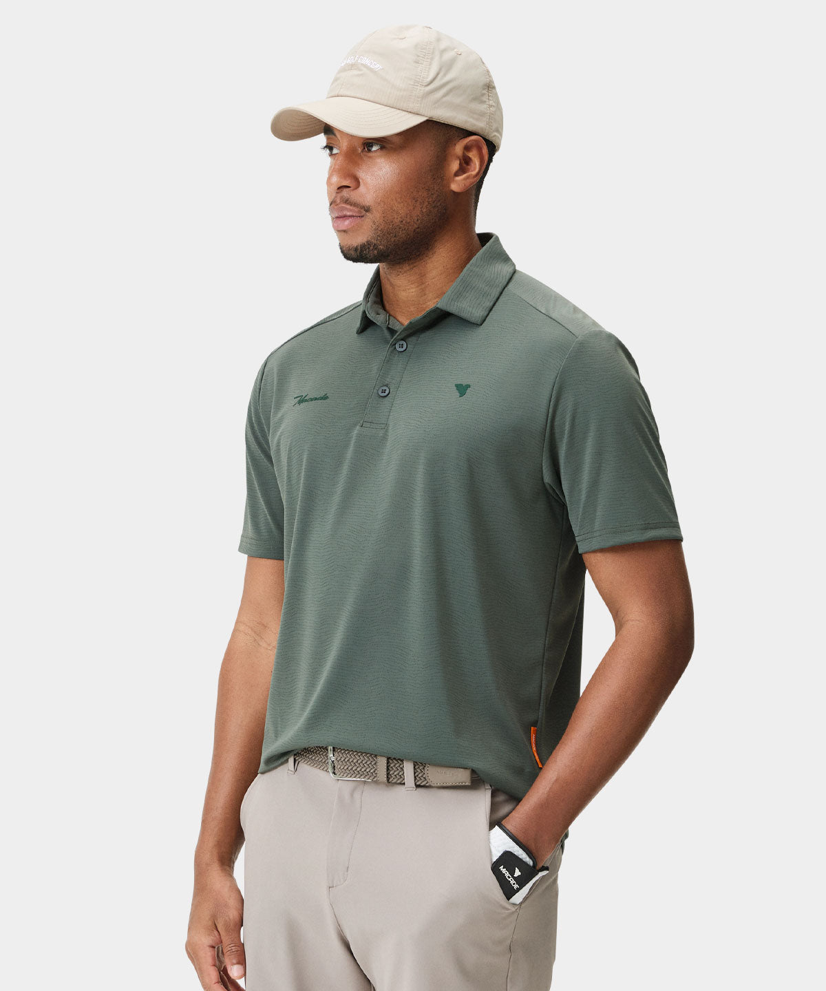 Dark Green Core Tech Shirt Macade Golf