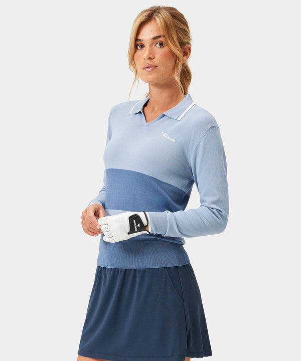 Ella Knit Top - Blue