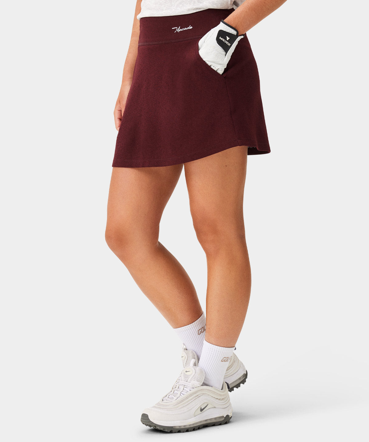 Burgundy Players Air Skort Macade Golf