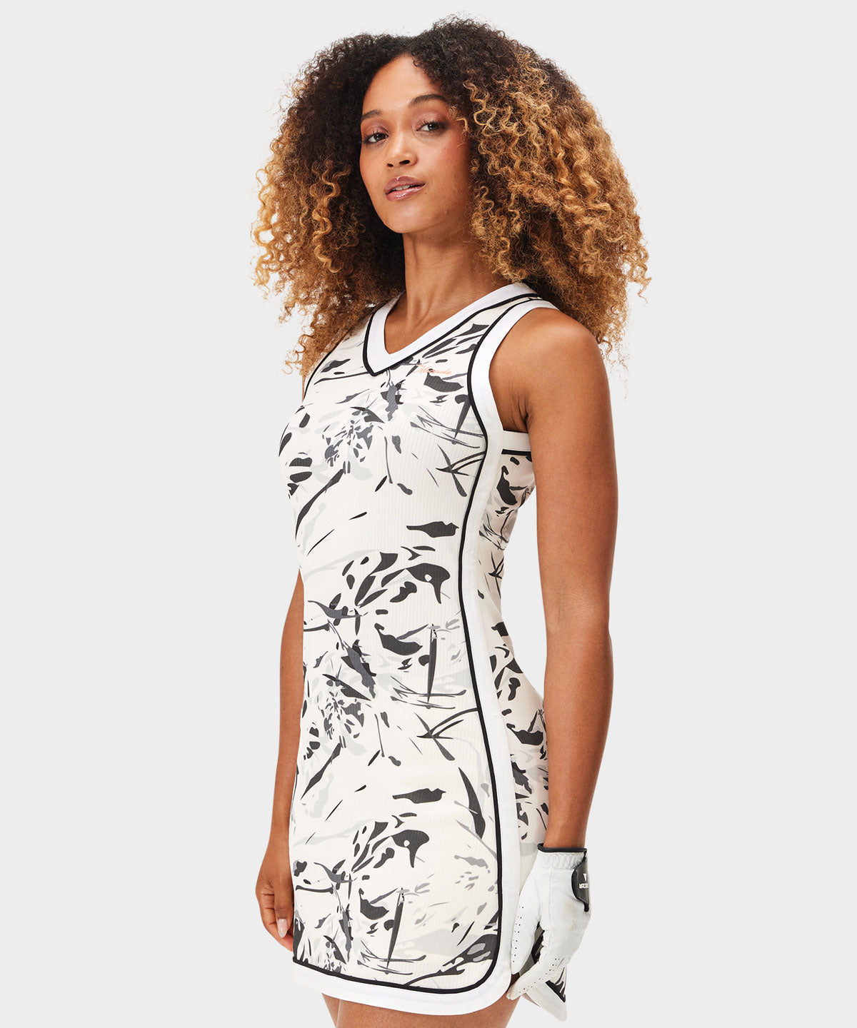 Ava Mono Floral Range Dress Macade Golf