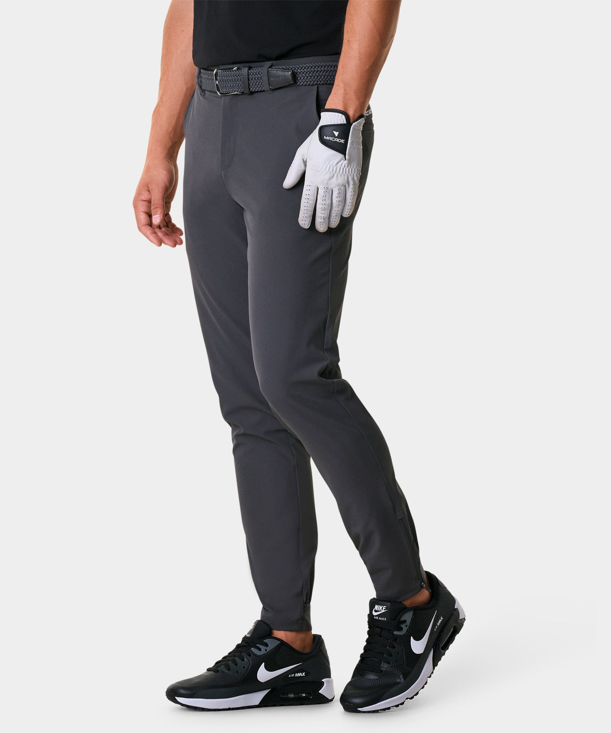 Dark Grey Four-Way Stretch Jogger – Macade Golf