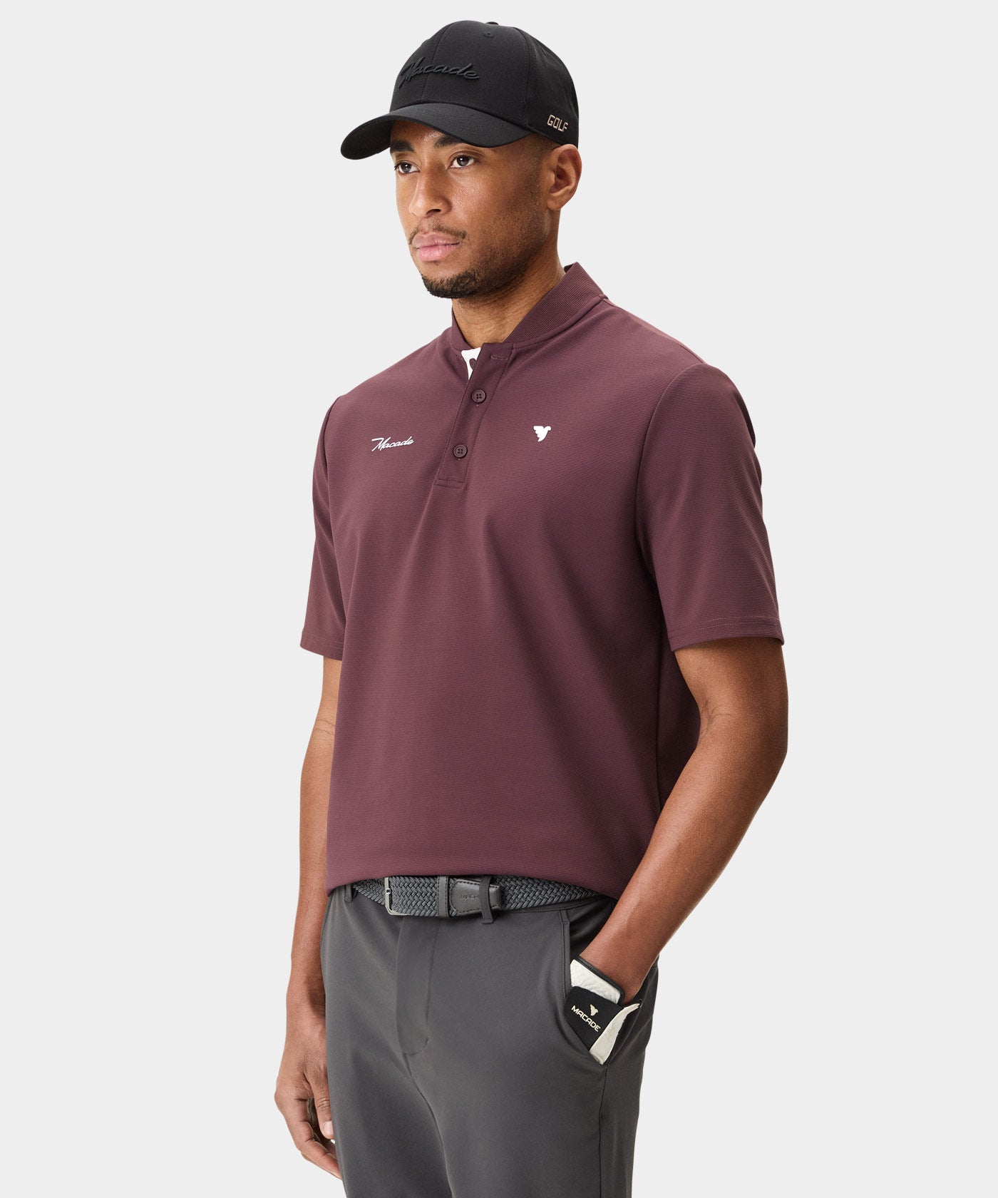 Heath Mauve Bomber Shirt