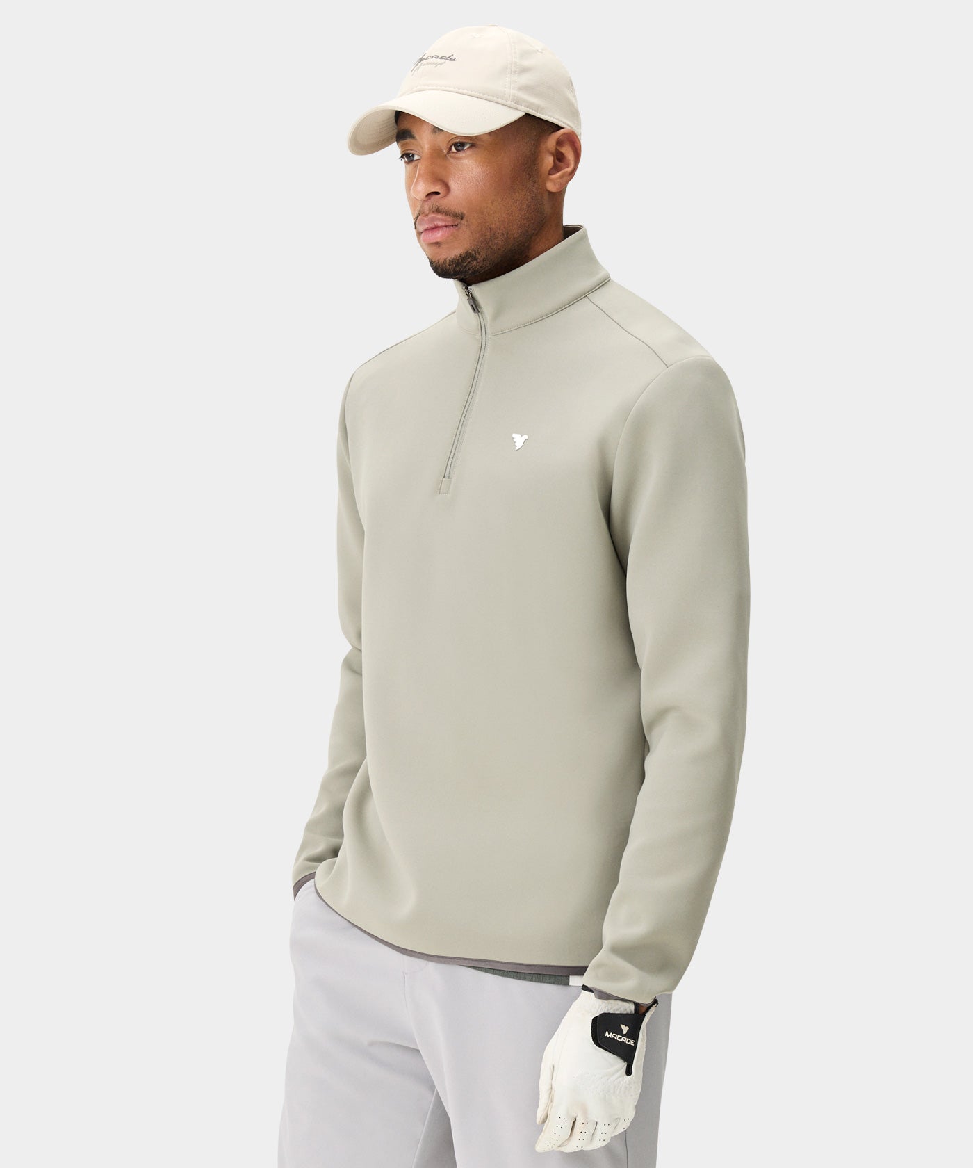 Jade Green Therma Quarter Zip