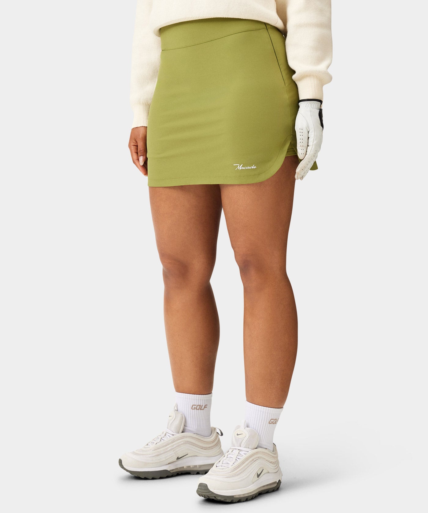 Kaya Sheen Green Flex Skort