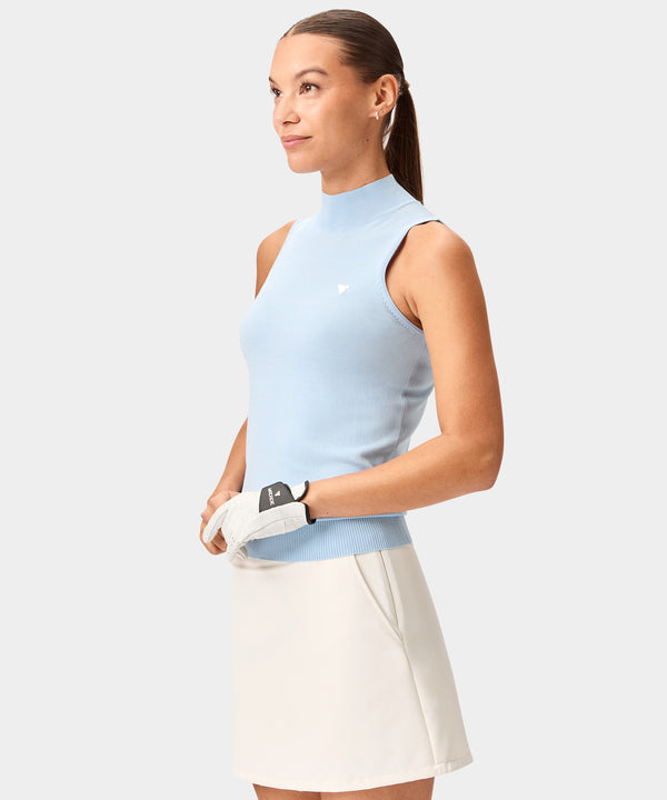 Kayla Air Sleeveless Top - Light Blue