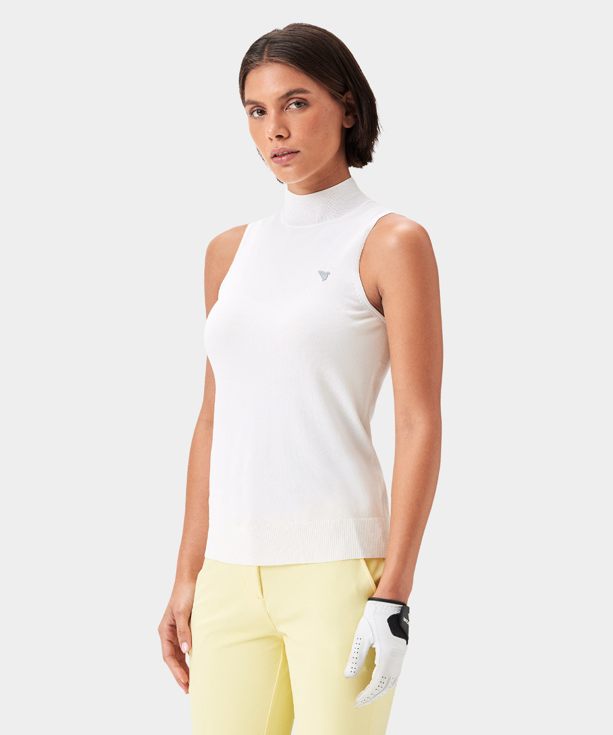 Kayla White Air Sleeveless Top