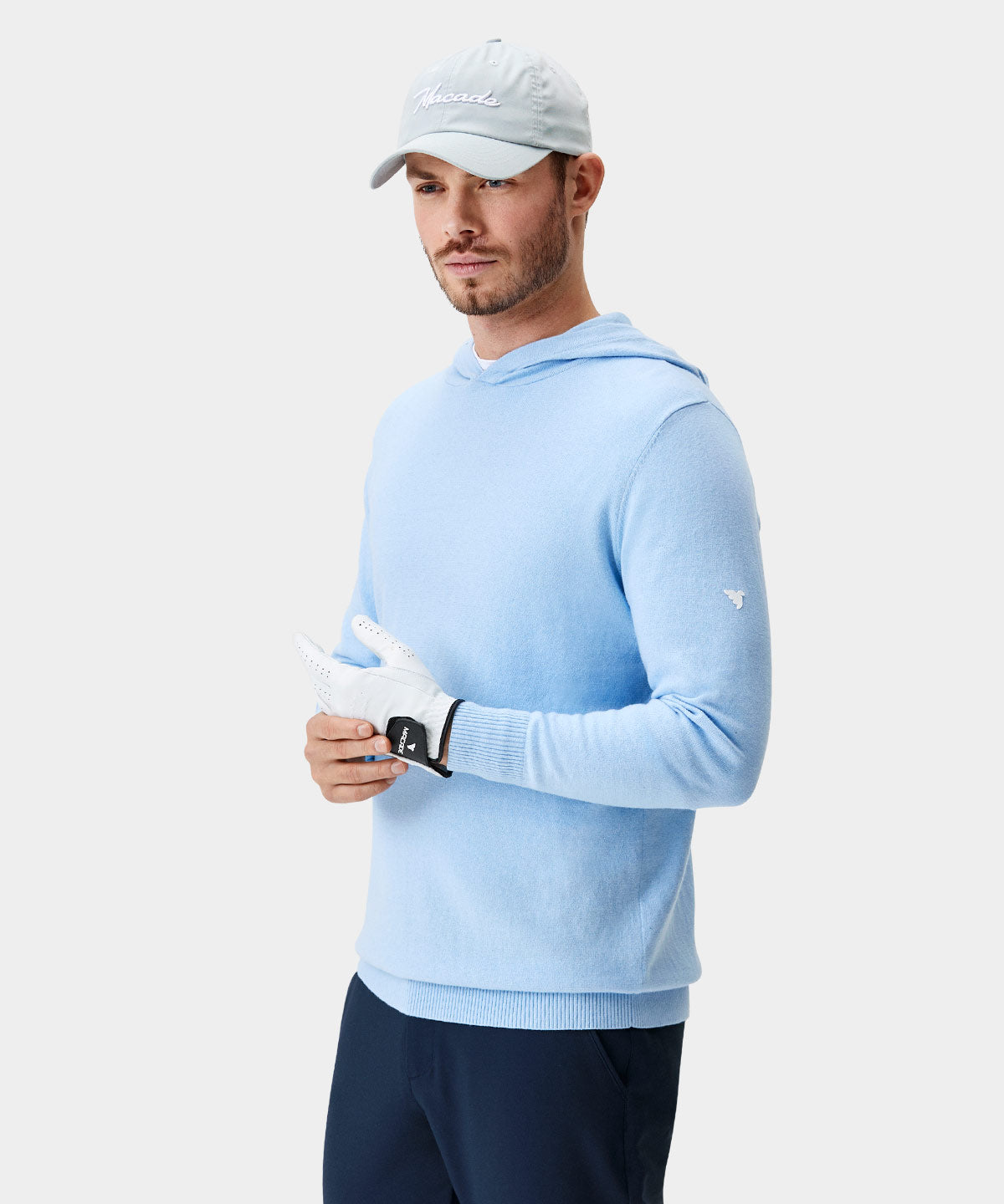 Light Blue Tech Knit Hoodie