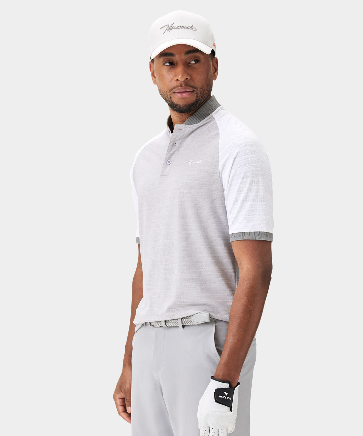 Tr Pro Light Grey TR Pro Shirt - Macade Golf