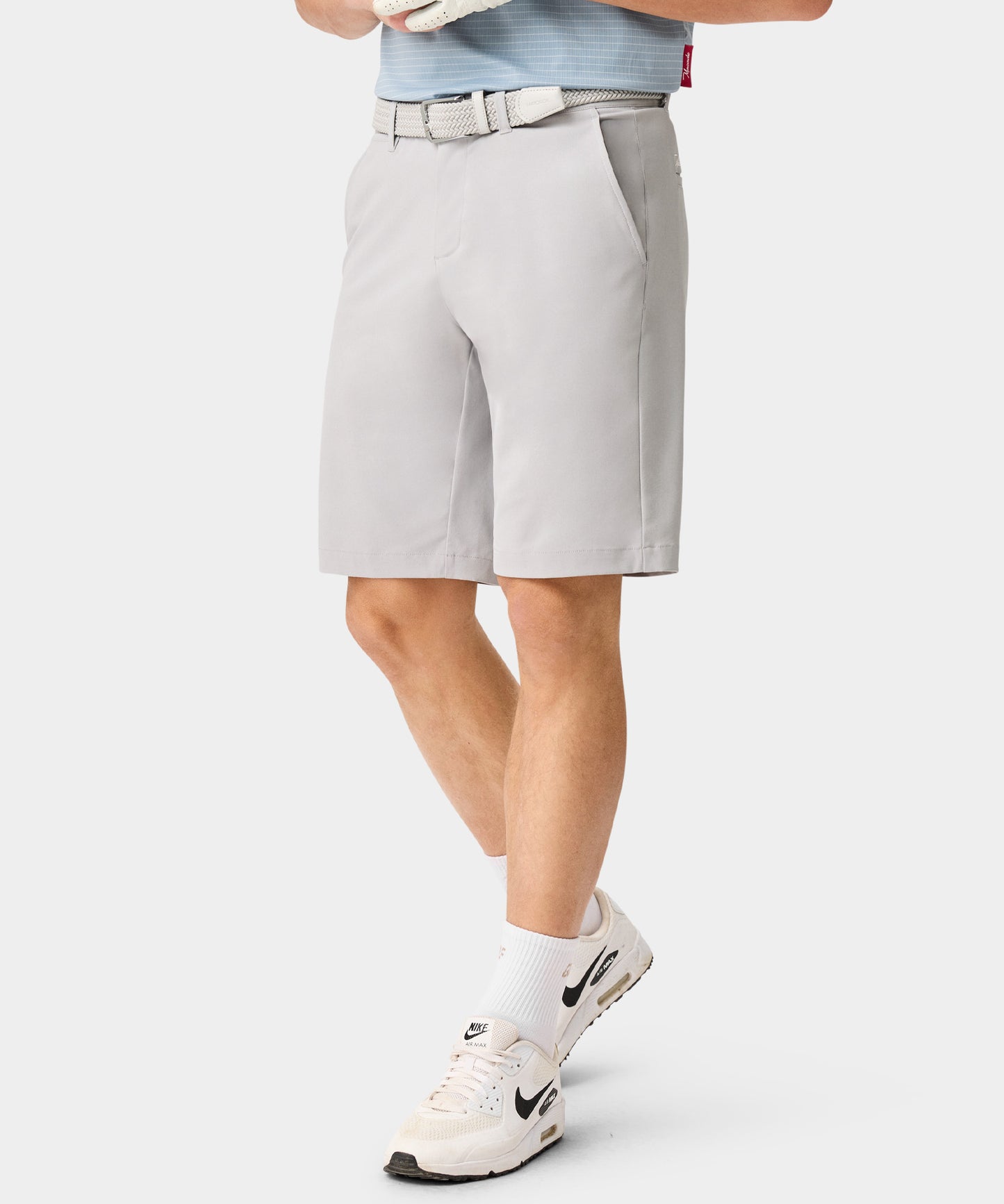 Four-Way Stretch Shorts - Light Grey