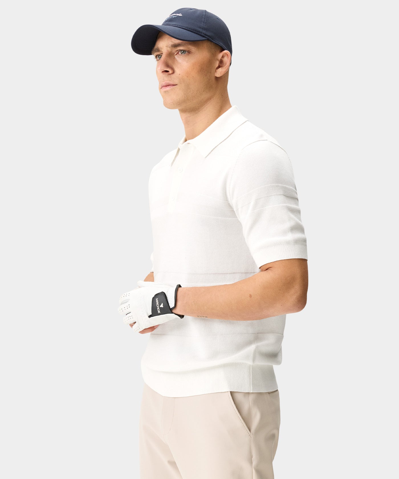 Walker White Prime Knit Shirt