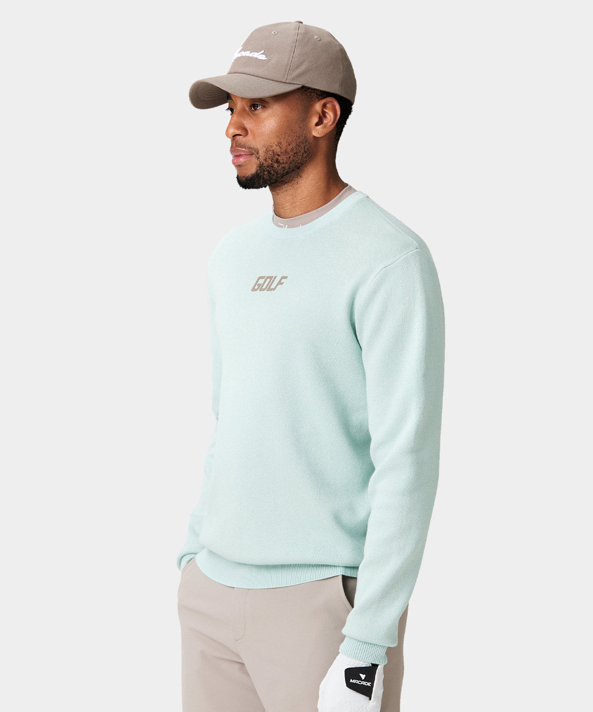 Mint Oversized Knit Crewneck