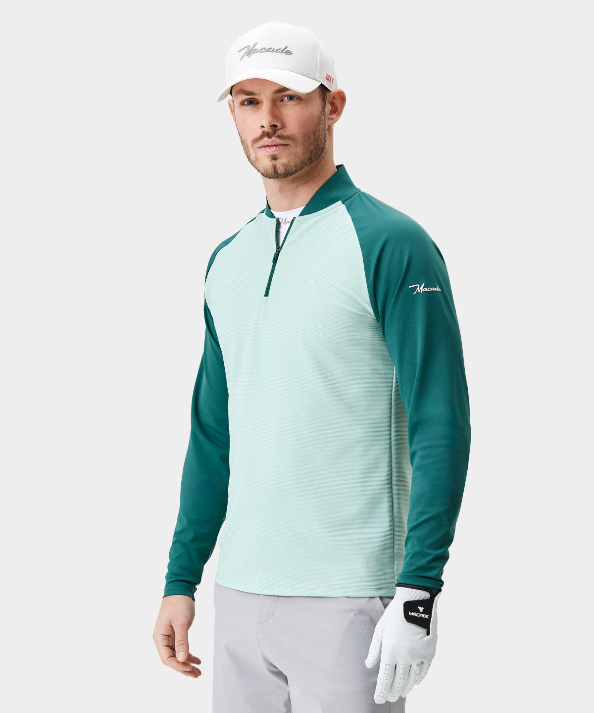Tech Bomber Zip - Mint