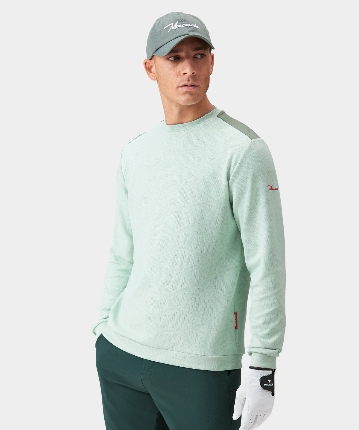 Mint Hybrid Tech Sweatshirt Macade Golf