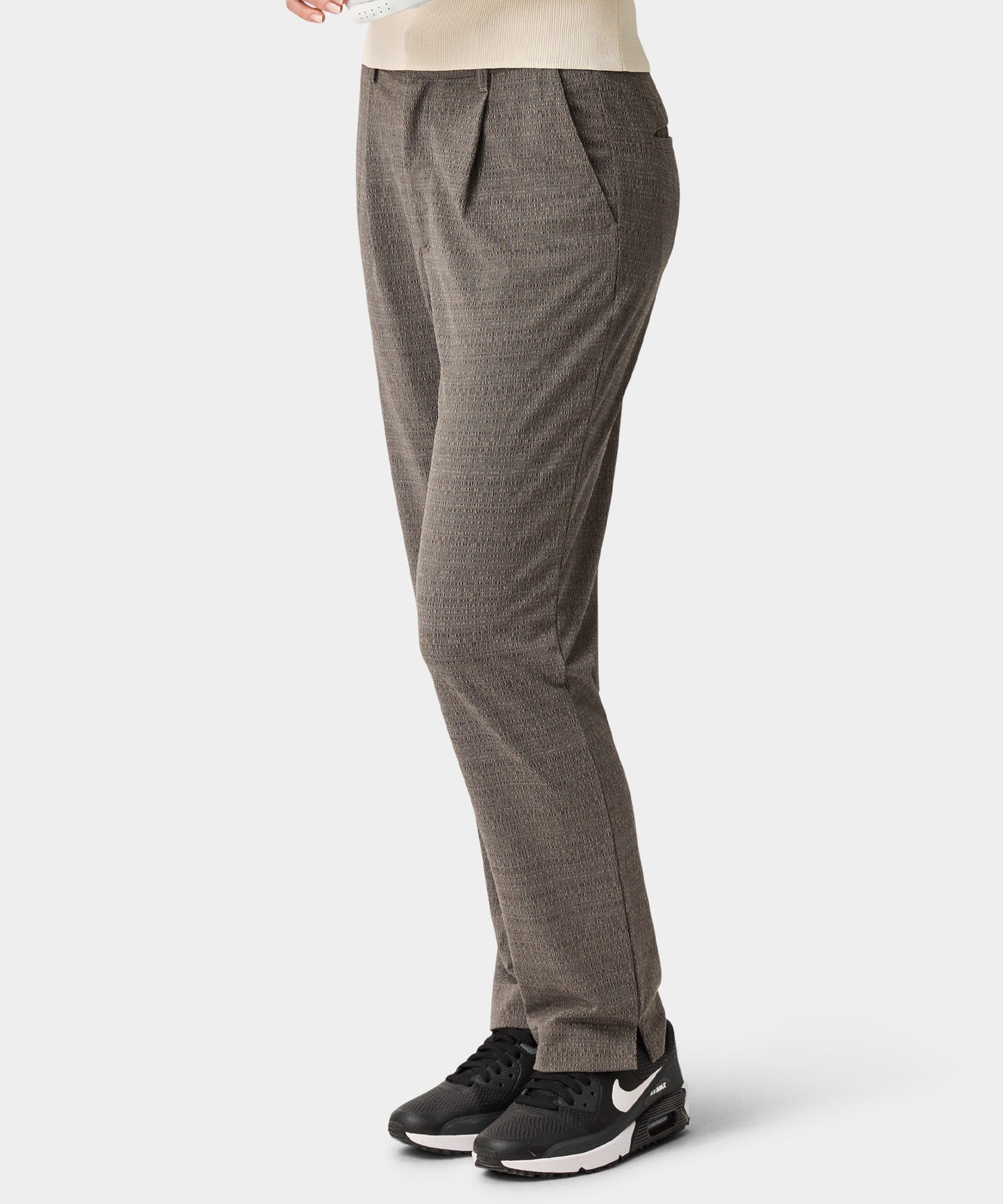 Nola Pleated Trousers - Charcoal