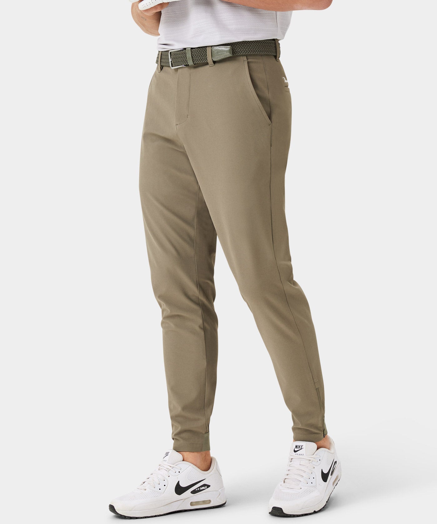 Olive Green Four-way Stretch Jogger