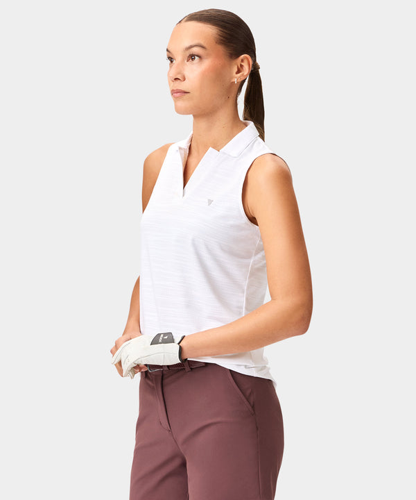 Paige Sleeveless Shirt - White