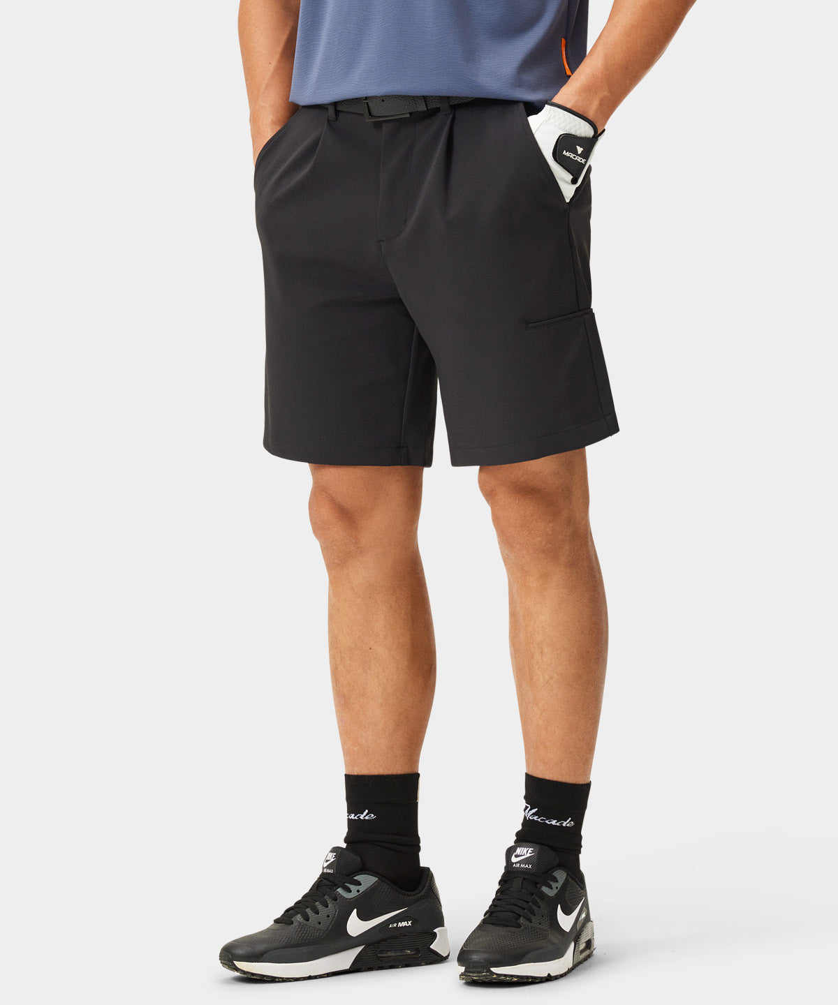 Shaw Anthracite Relaxed Shorts Macade Golf