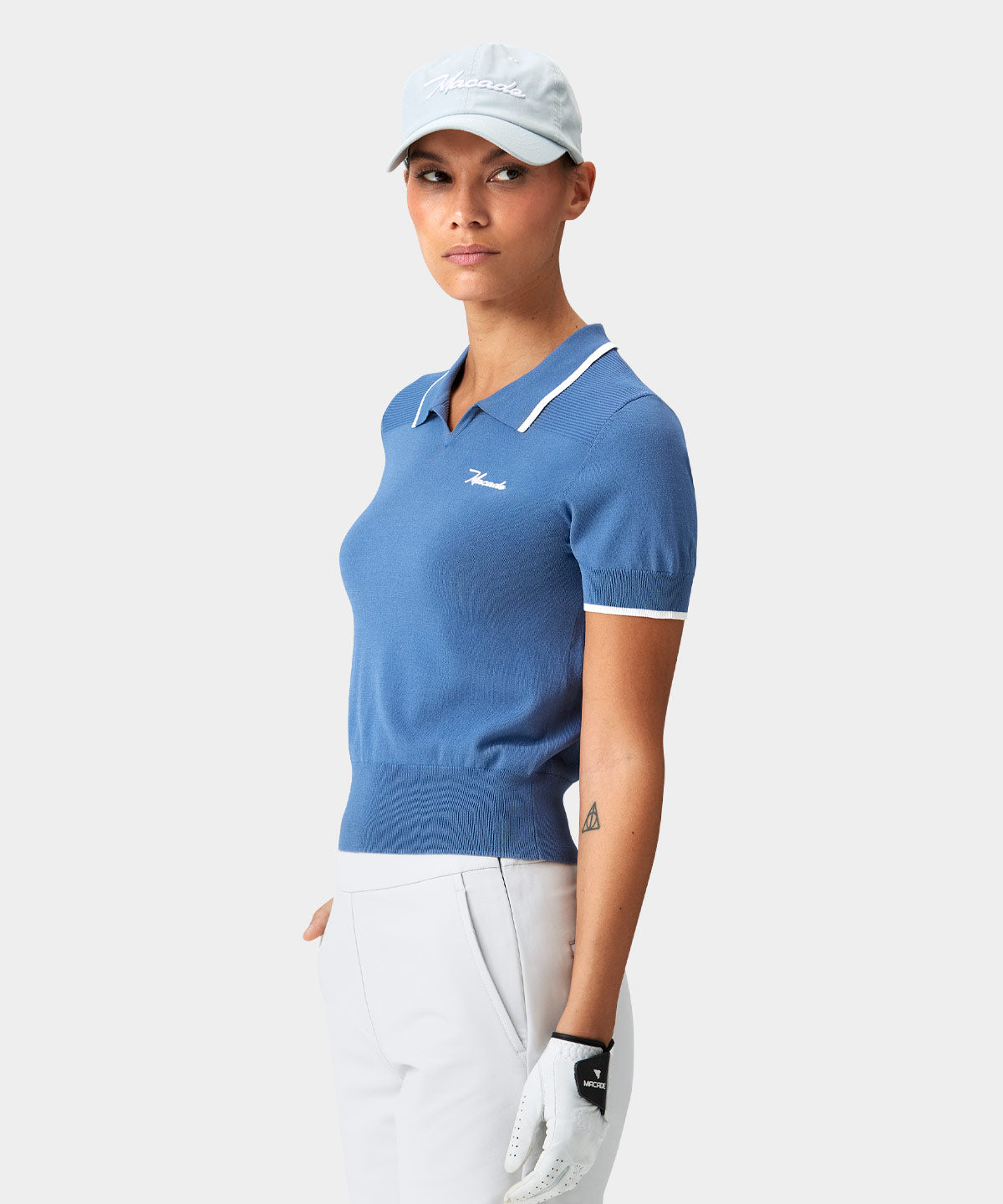 Slate Blue Range Knit Polo