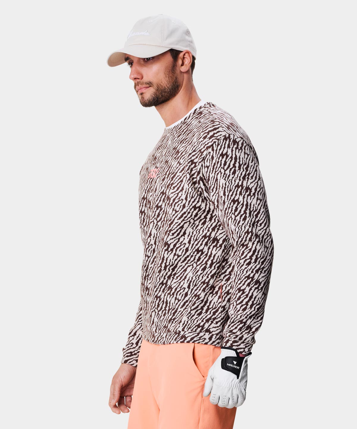 Masur Beige Range Sweater Macade Golf