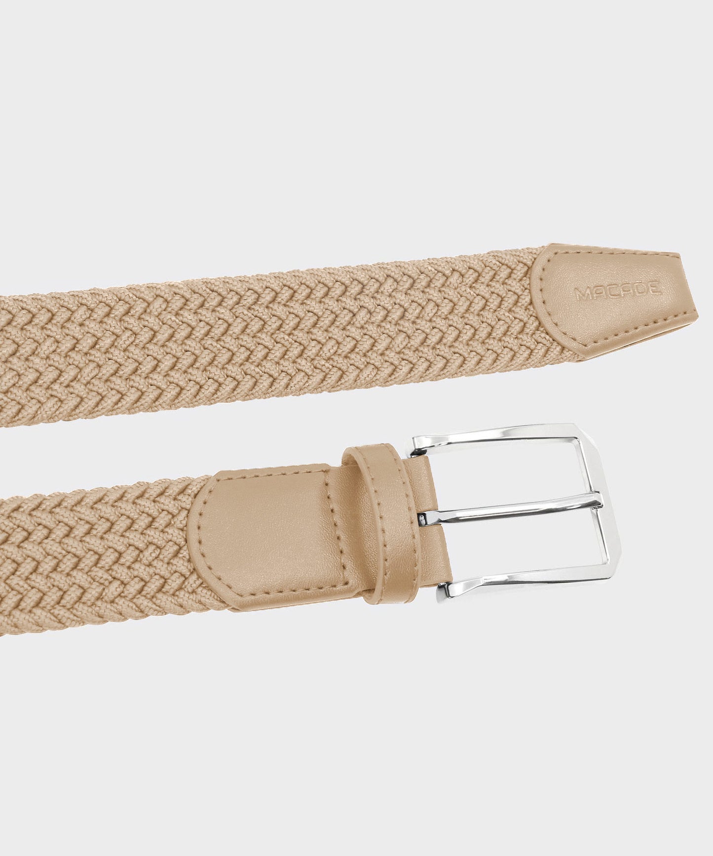 Men's Elastic Tan Belt