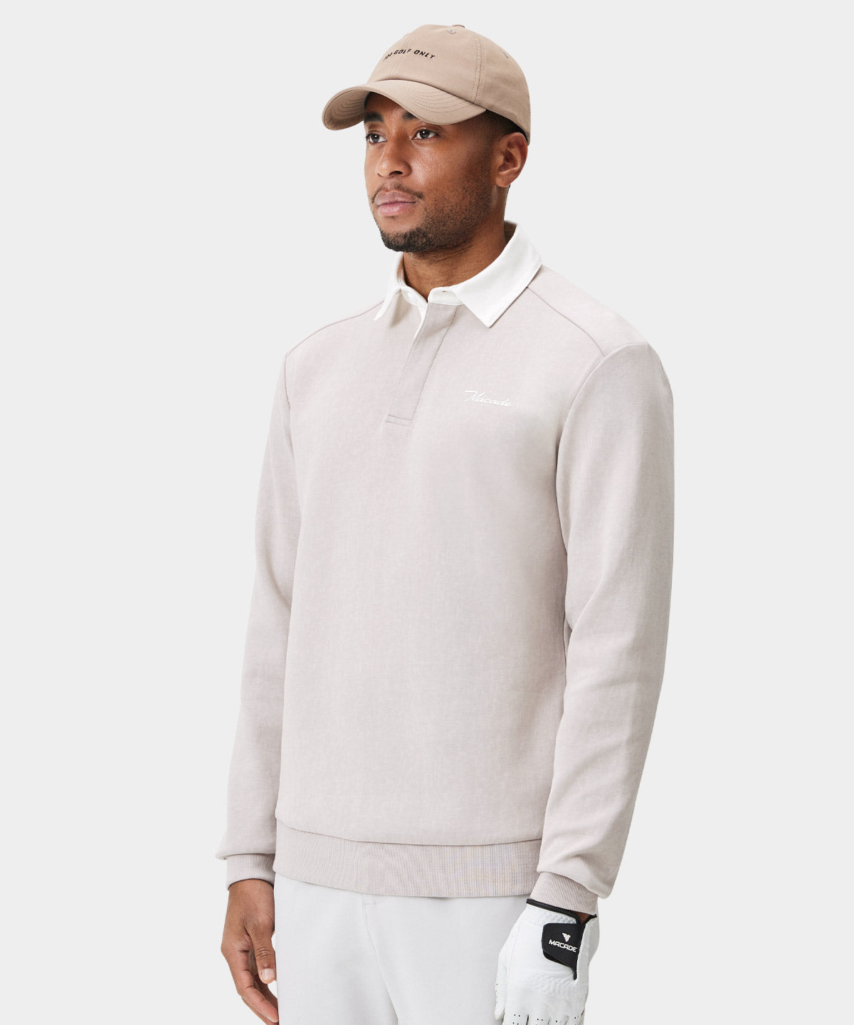 Tan Range Longsleeve Shirt Macade Golf