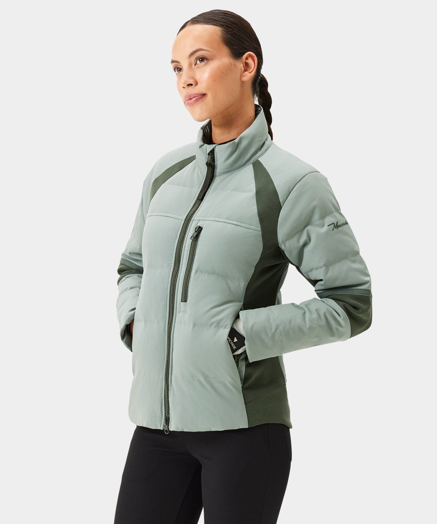 Teal Padded Core Tech Jacket
