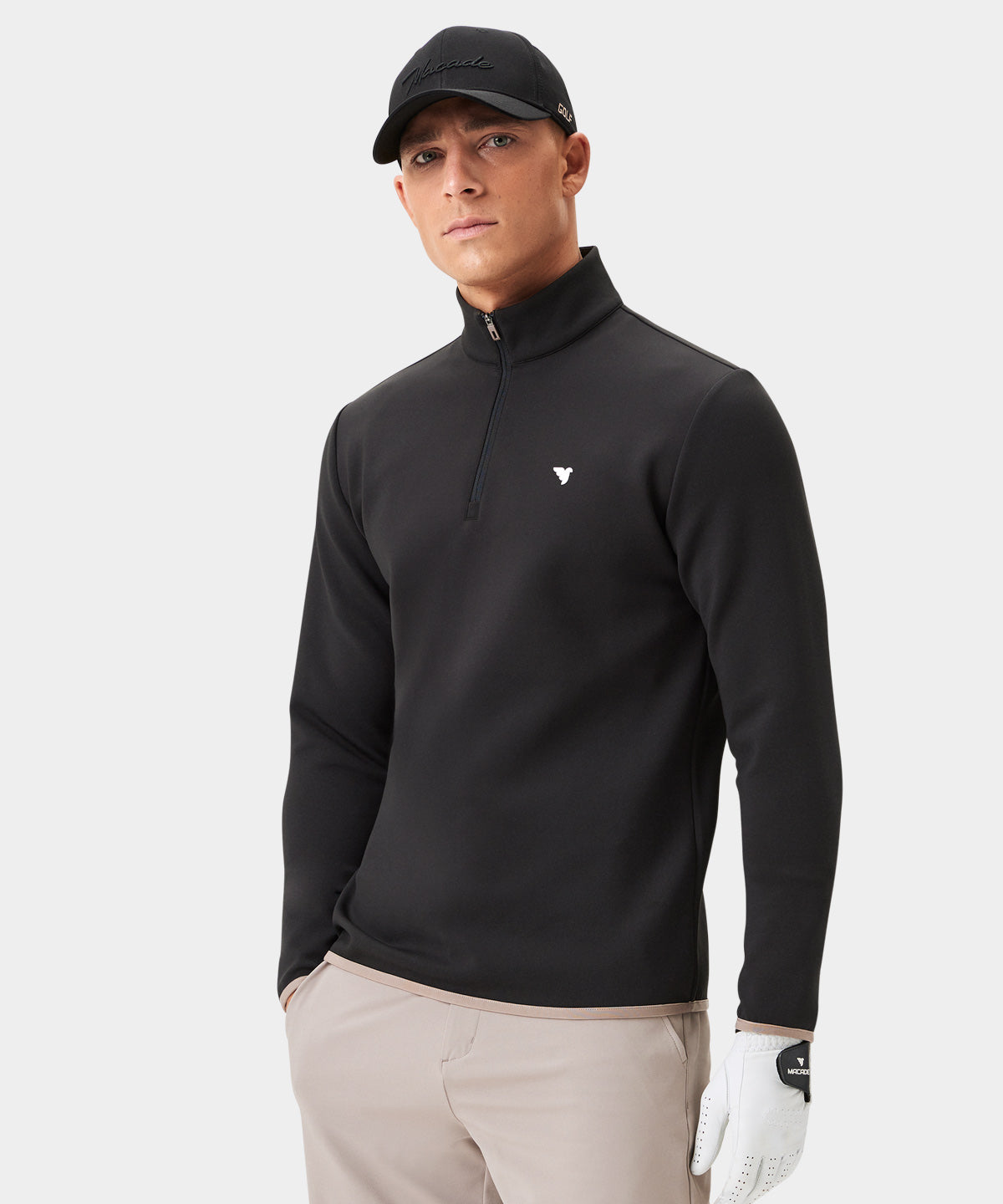 Black Therma Quarter Zip