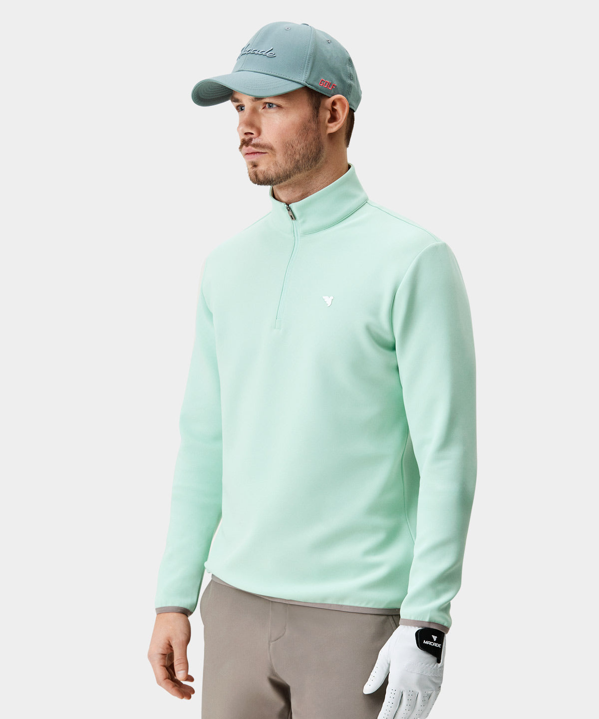 Mint Therma Quarter Zip