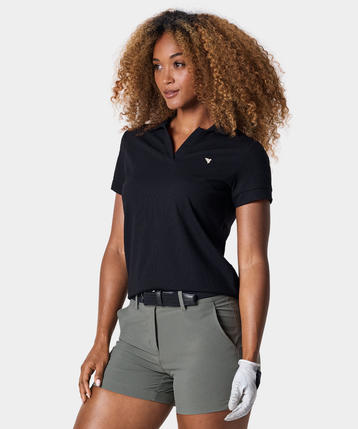Tori Black Polo Shirt Macade Golf