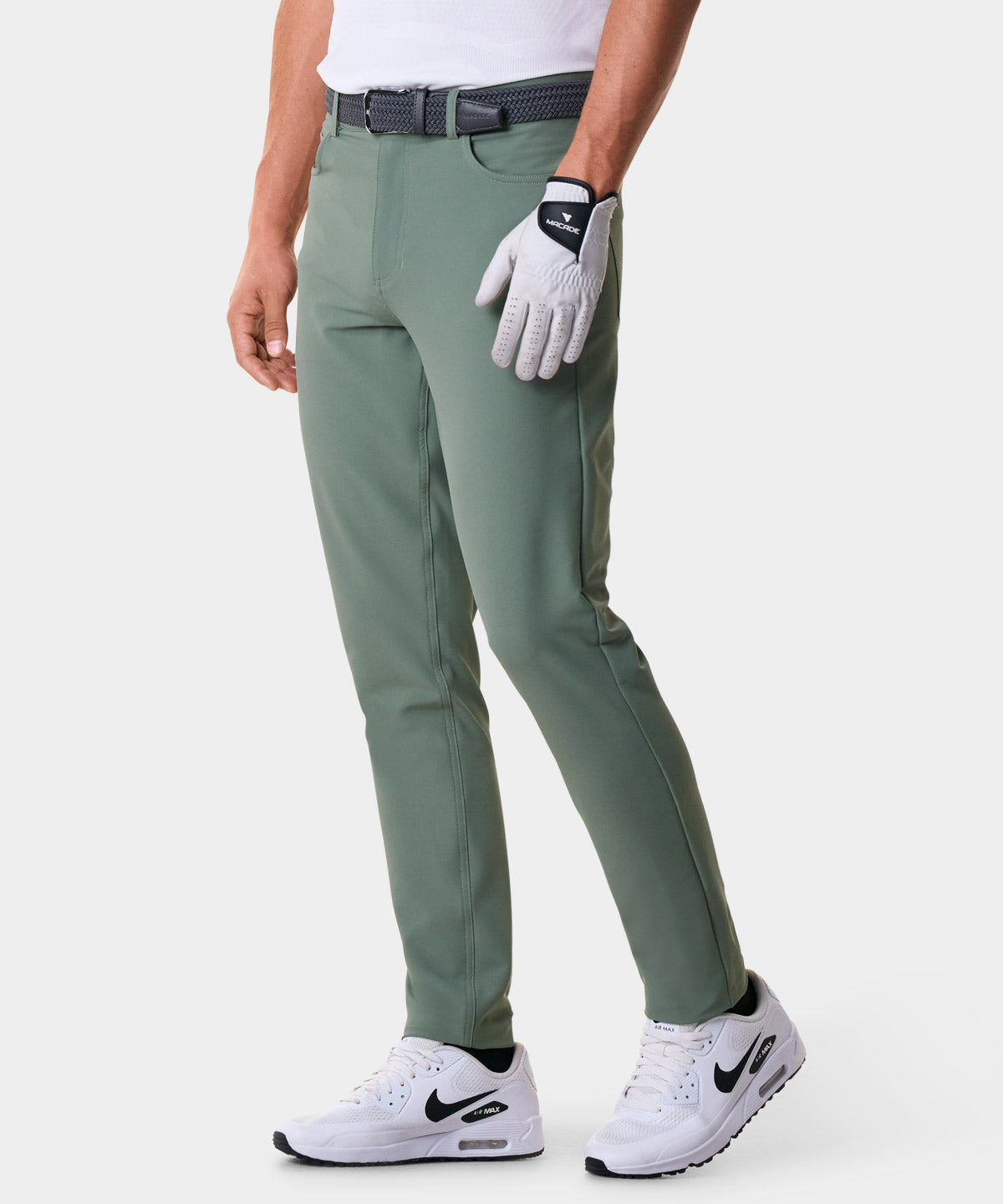 Travis Basil Green Stretch Trouser Macade Golf