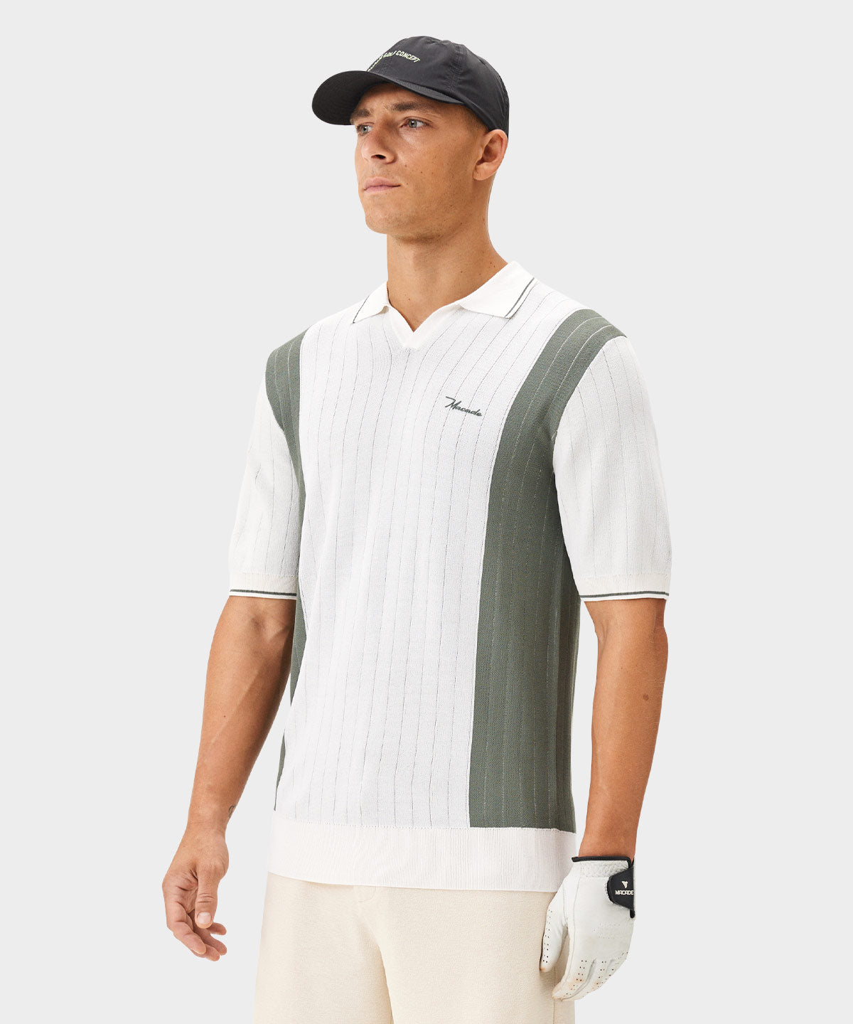 Bone TR Knit Shirt Macade Golf