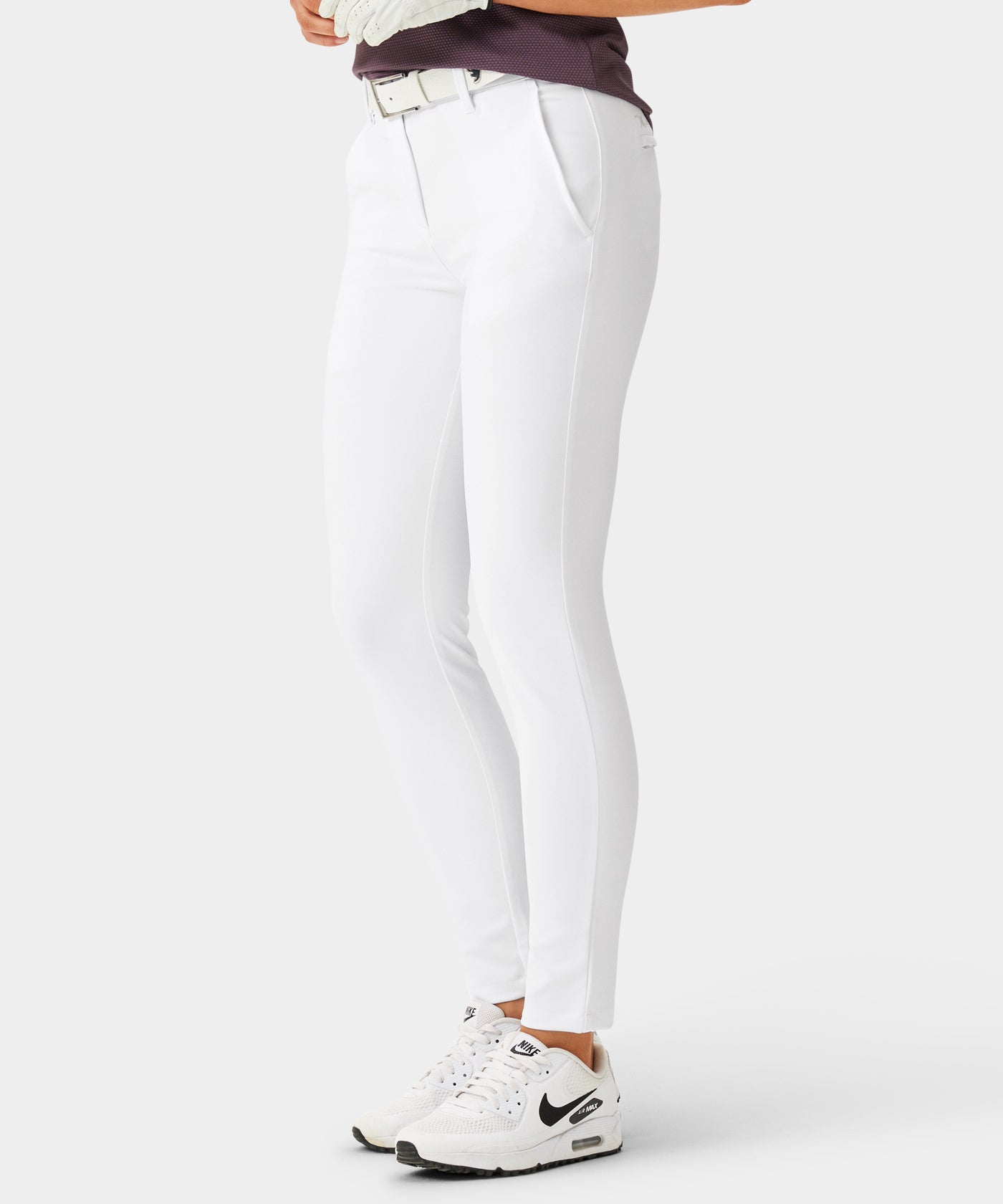 Pearl White Performance Trouser