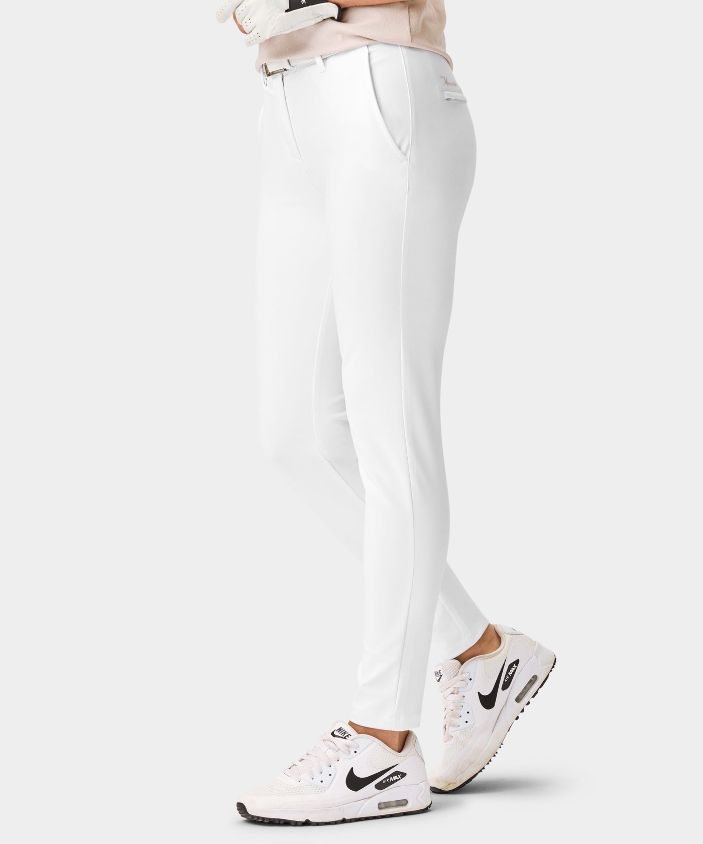 Pearl White Performance Trouser