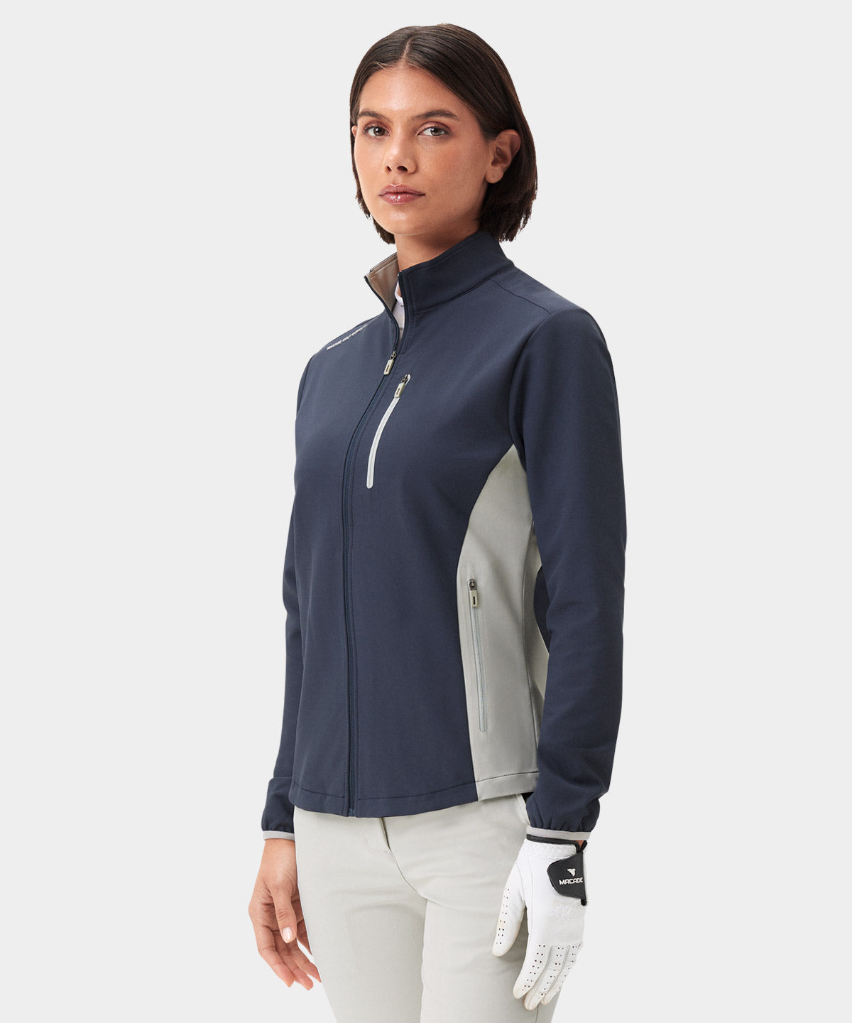 Women's Storm Dark Blue Wind Jacket Macade Golf