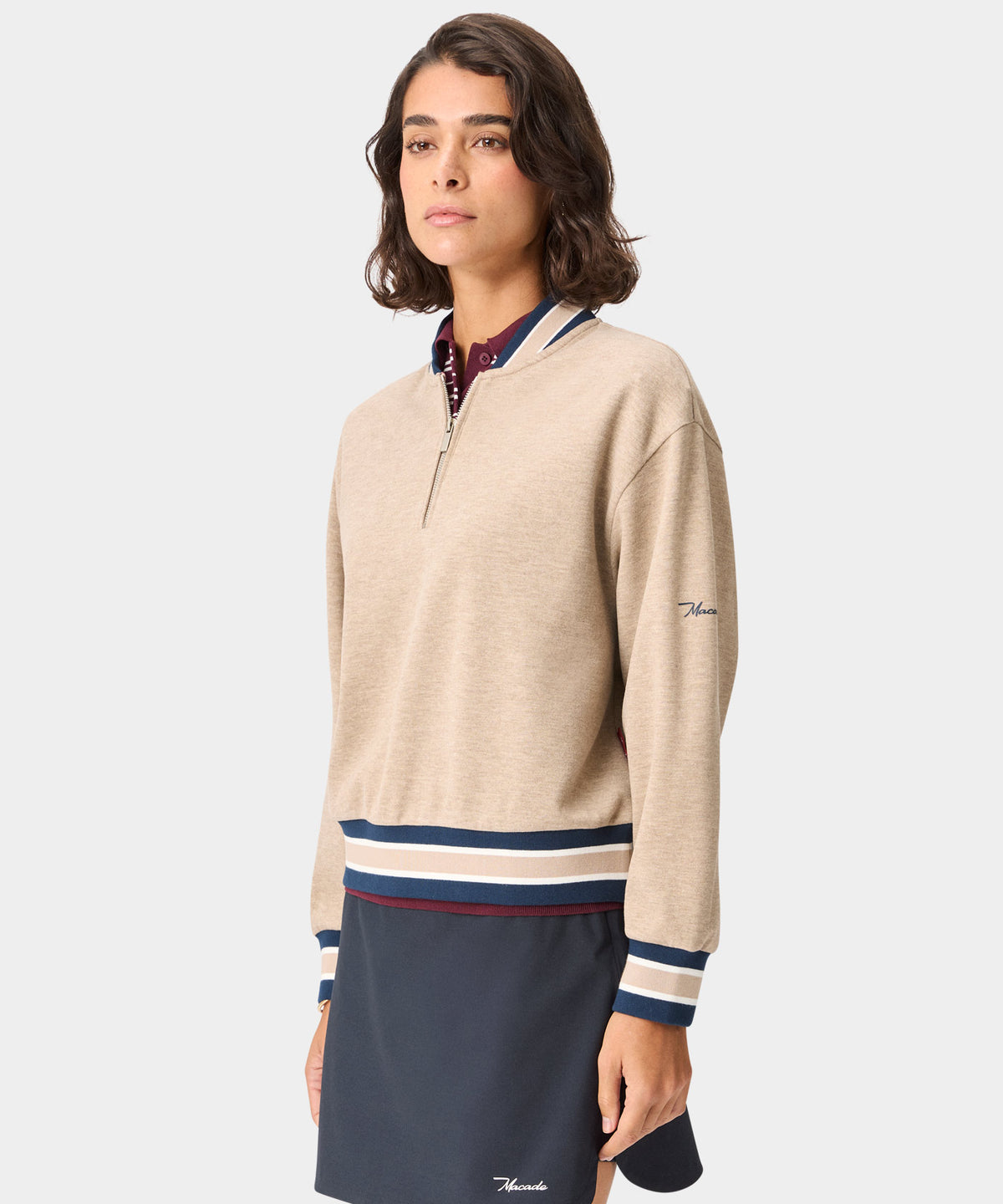 Downs Wool Bomber - Tan