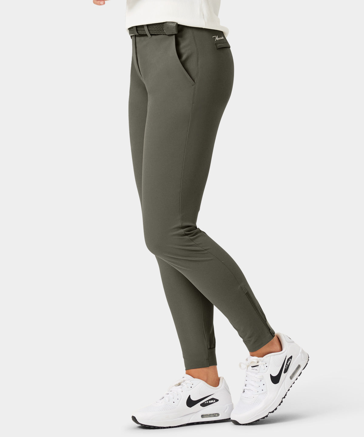 Olive Green Four-Way Stretch Jogger Macade Golf