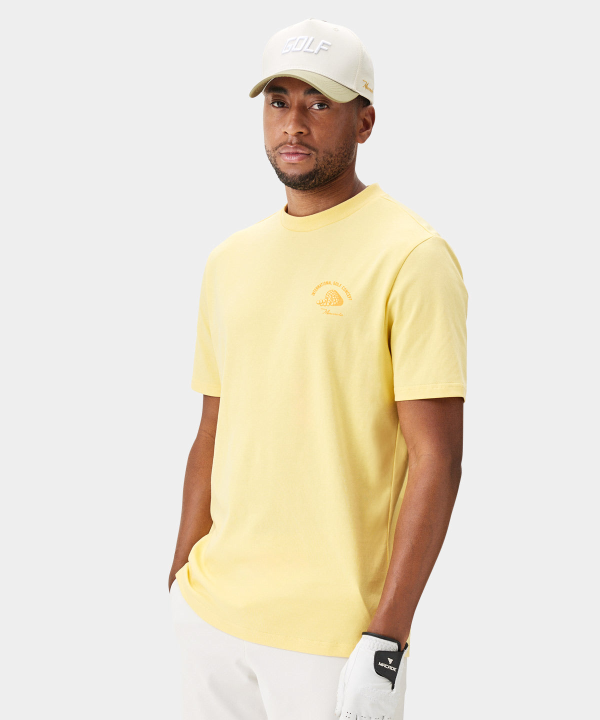 Yellow Players Tee Macade Golf