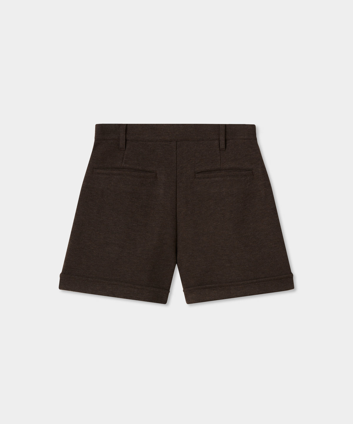 Penny Pleated Course Shorts - Brown