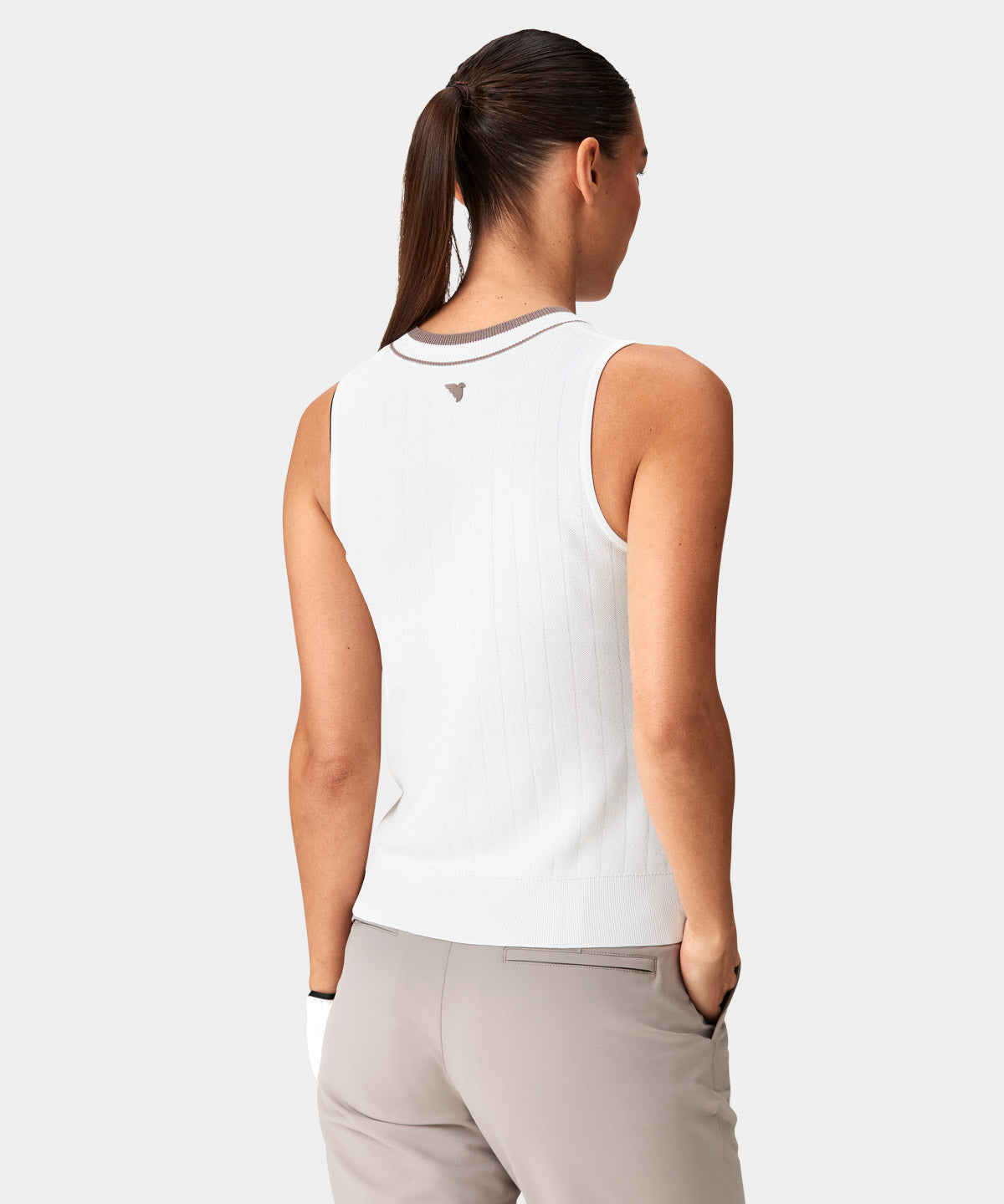 Ana White Sleeveless V-Neck