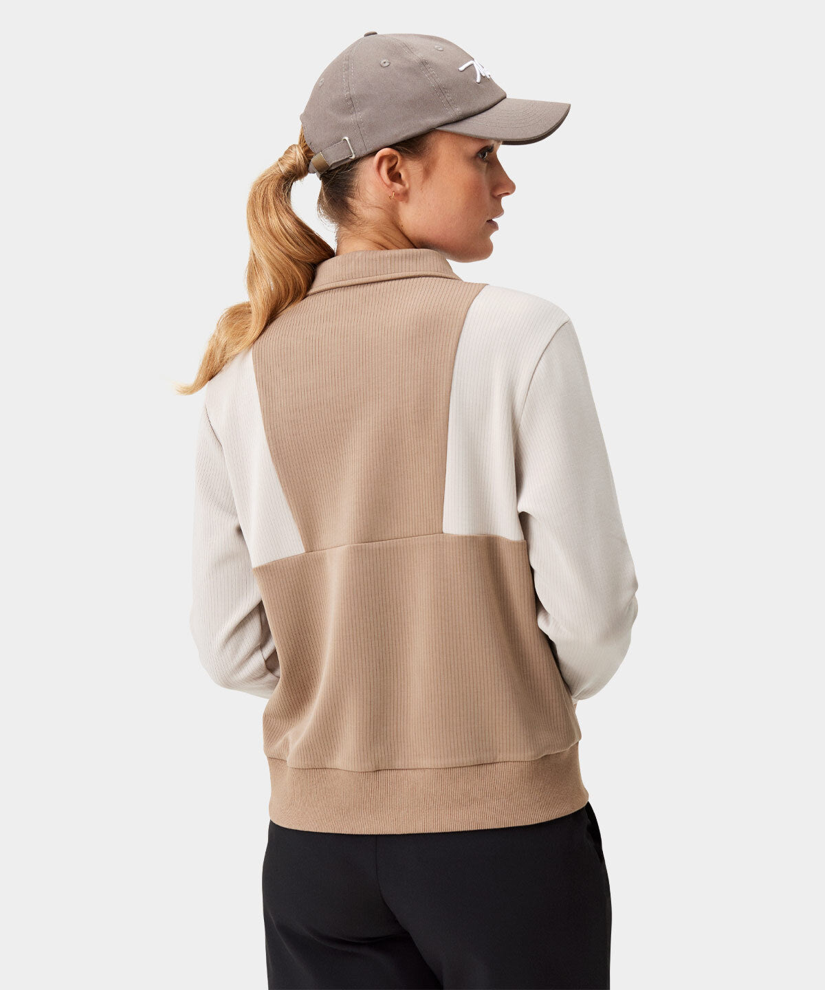 Tan Tech Range Zip Sweater