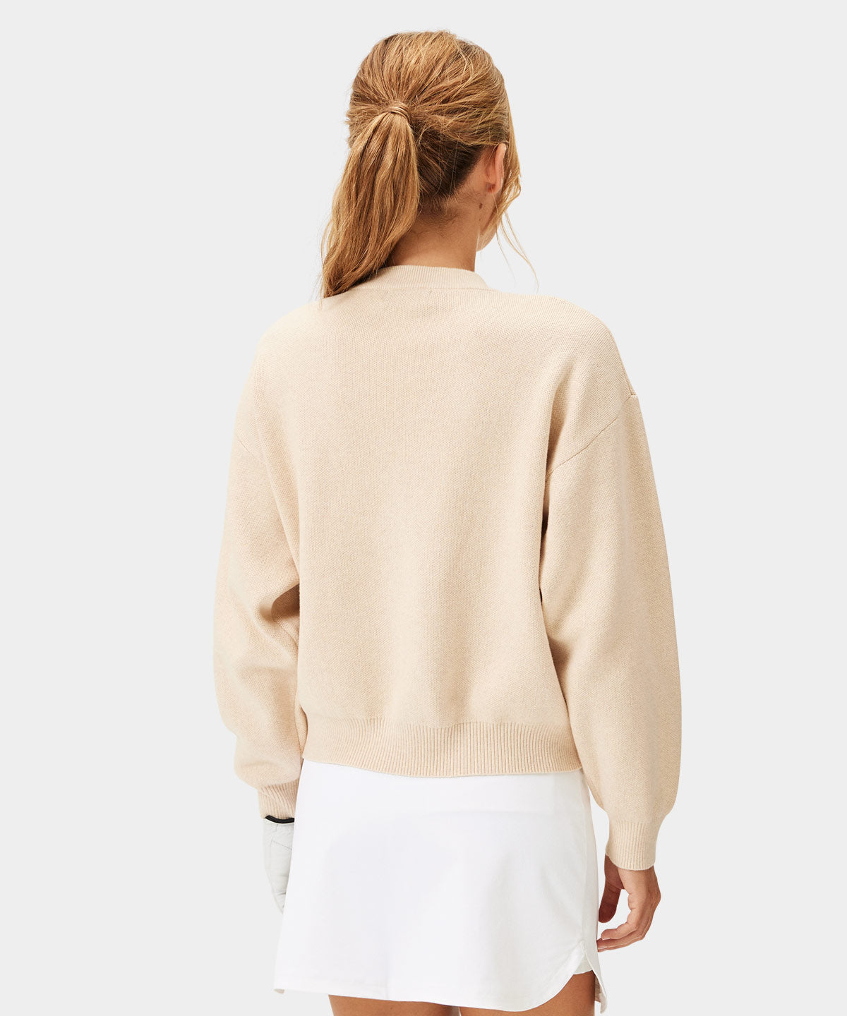 Tan Golf Oversized Knit Sweater Macade Golf