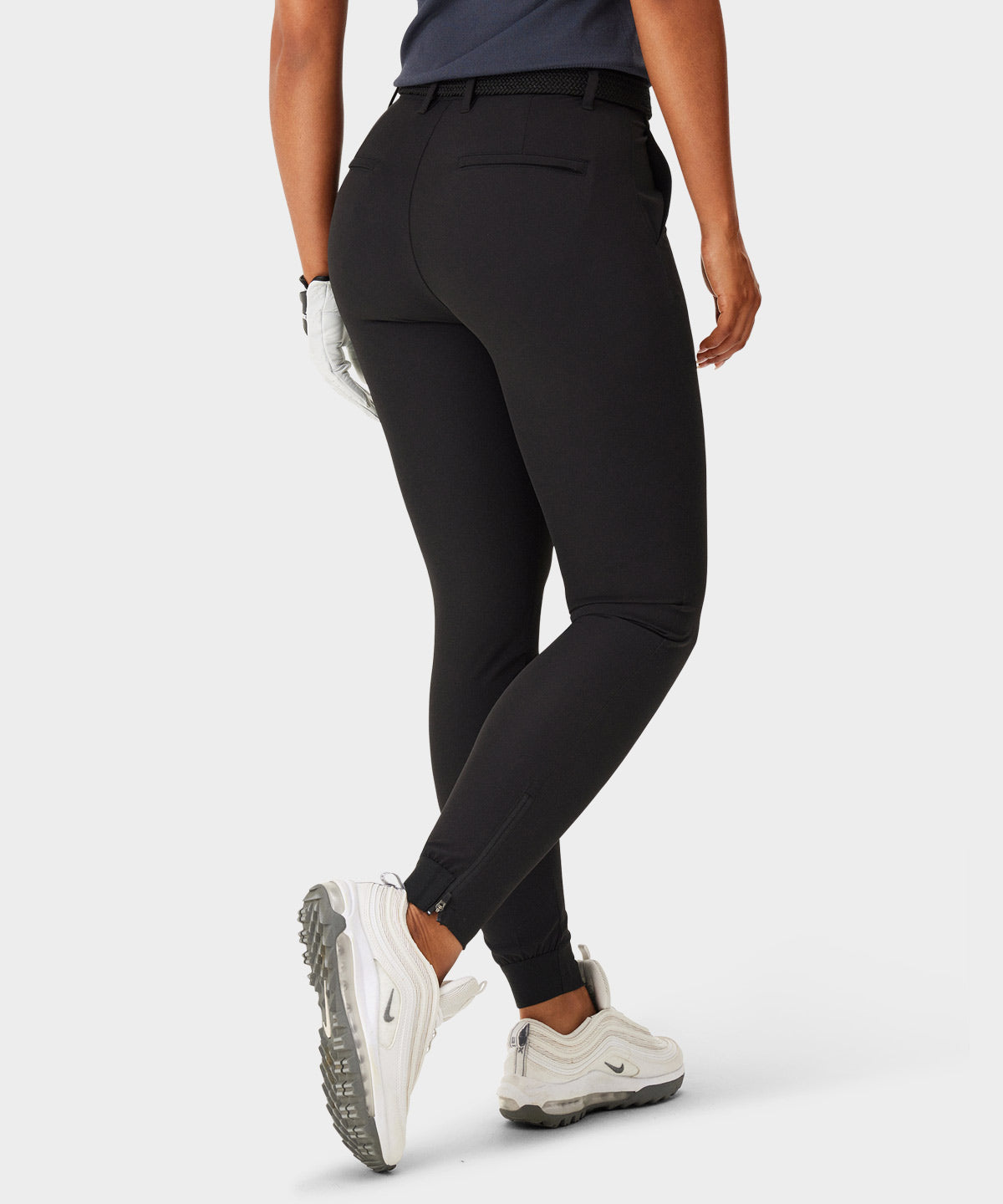 Black Four-Way Stretch Jogger Macade Golf