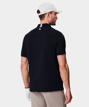 Heath Black Mock Tee Macade Golf