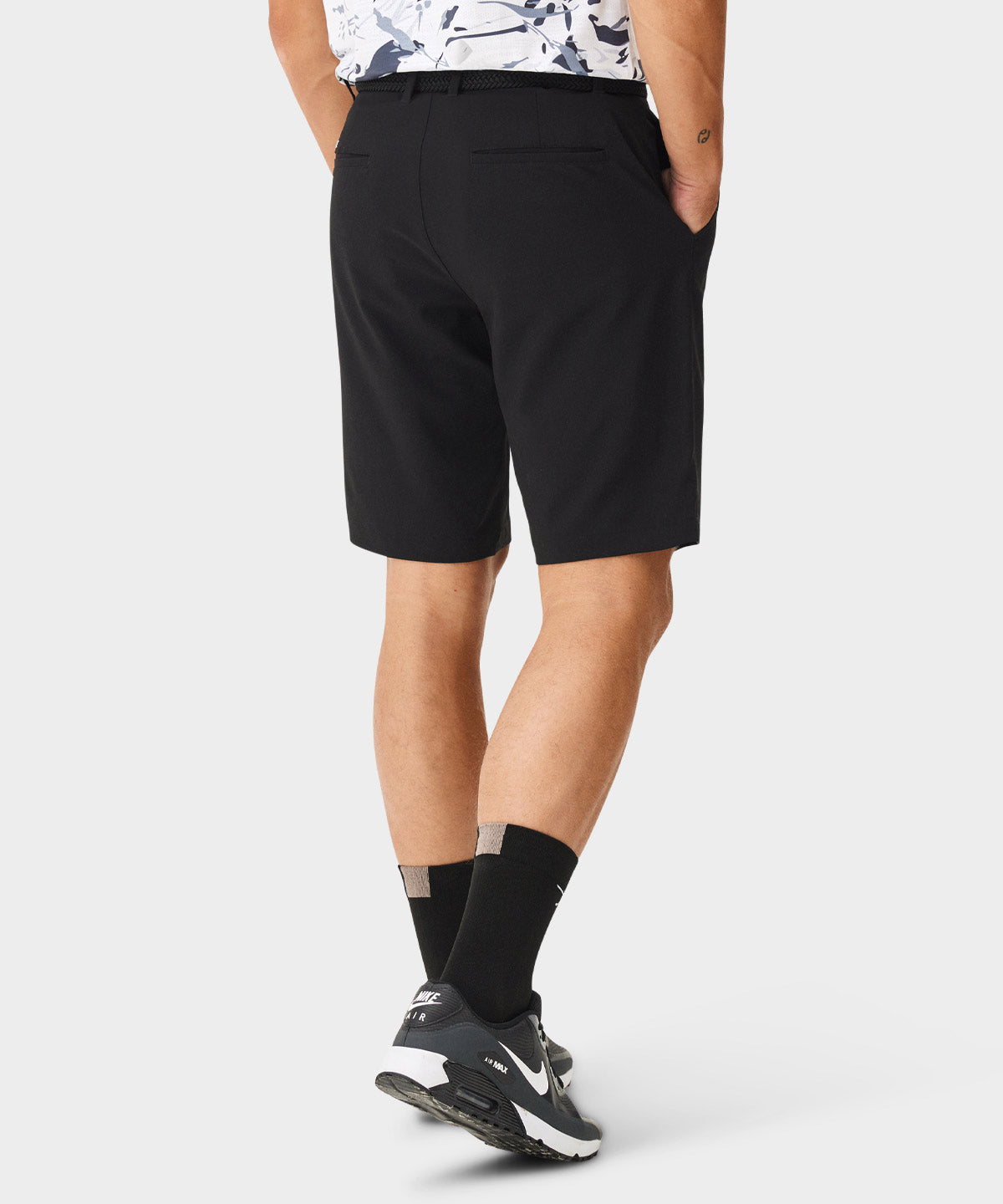 Black Four-Way Stretch Shorts Macade Golf